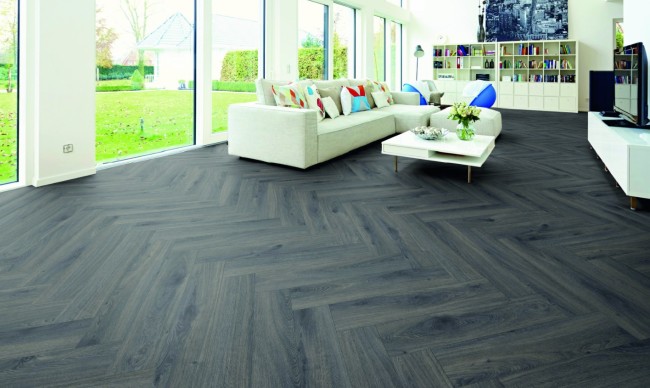 Herringbone A/В (10 мм) 4167 Prestige Оak Grey / Дуб Престиж серый