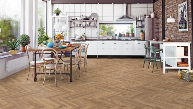 Herringbone A/В 4764 Дуб Тревизо